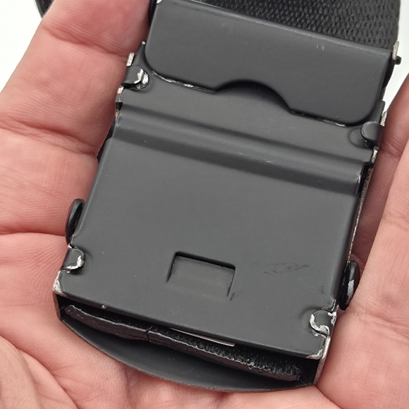 Empyre Pickup Black Web Belt With Embroidered Spray Can Graphic On The Strap 47" - Picture 7 of 9